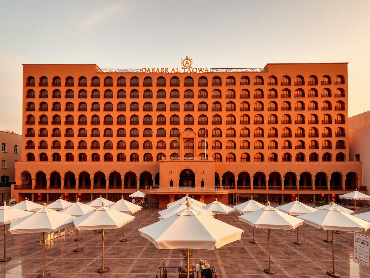 Dar Al Taqwa Hotel — Dar Al Taqwa Hotel facing the plaza of the Prophet's Mosque in Madinah