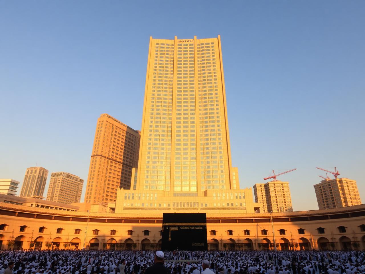 Makkah Towers (Al Marwa Rayhaan by Rotana) — Makkah Towers (Al Marwa Rayhaan by Rotana) rising beside Masjid al-Haram