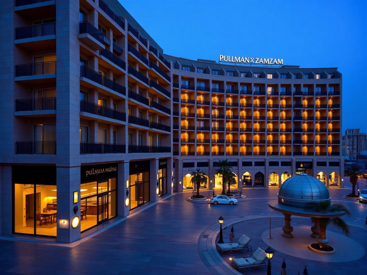 Pullman Zamzam Madina — Pullman Zamzam Madina hotel near the Prophet's Mosque plaza